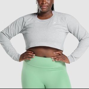 NWOT- Gymshark Crop Training Sweater